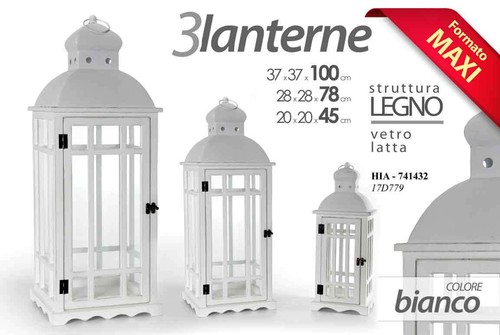 Set lanterne portacandela - set,