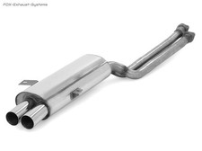 Scarico Sportivo BMW 3 Serie E36 M3 Coupé Cabrio 2x76 Rotondo Affilato