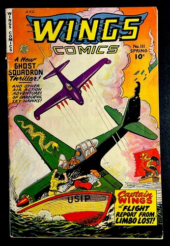 Wings comics 111 1950 - wings, fiction