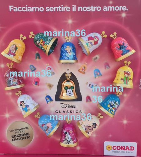 Campanelle conad disney 2025 - disney,