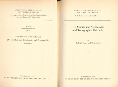 Drei studien zur - studien, archäologie