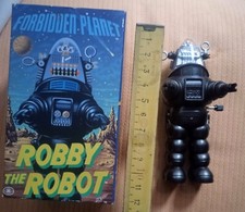 Robby the robot (action figure con movimento a carica. Video disponibile)