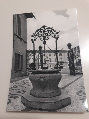 Cartolina gallarate - cartolina, b/n