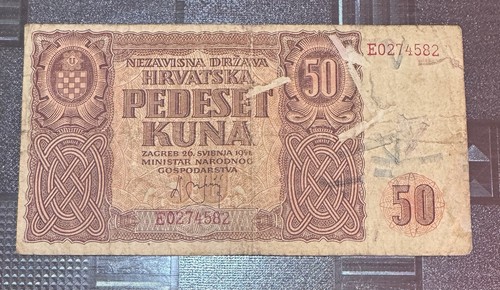 Banconota kuna croazia 1941 - 50,