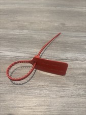 Cravatta zip rossa Off-White