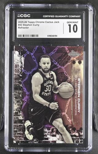 Stephen curry 2025 topps cromo - curry,