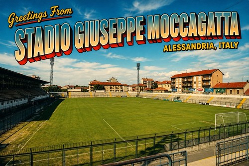 Cartolina alessandria italia - cartolina,