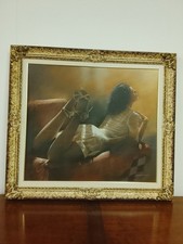 Quadro Olio Su Tavola Di