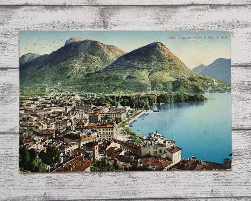 Cartolina lugano monte - cartolina, bre