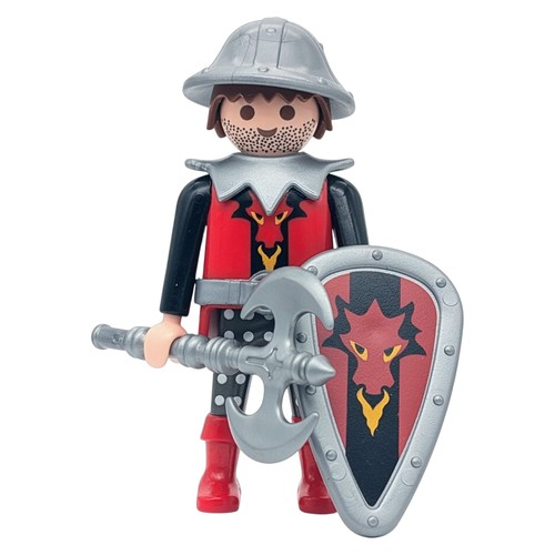 Playmobil cavaliere rosso
