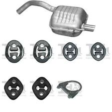 Silenziatore terminale POLMO per ALFA ROMEO 147 Hatchback 1.9, 100 KW 1.9, 103