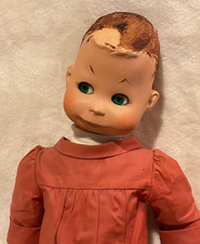 Bambola ORJ Italian Bonomi 20" Flirt Eyes, anni 60?, vestiti orj, bambola, ha bisogno di parrucca