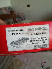 Ferrari Auto Avio 815 Mille Miglia 1940  Kit MG Model 1:18 No Engine Ascari