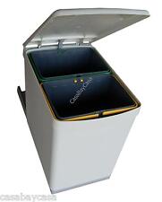 PATTUMIERA CUCINA ESTRAIBILE differenziata 2 CESTI immondizia sottolavello   ì