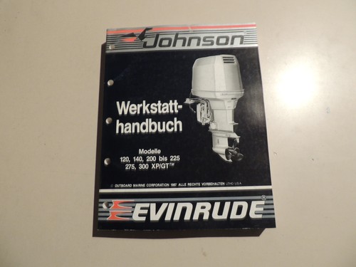 Manuale officina 1988 johnson - officina,