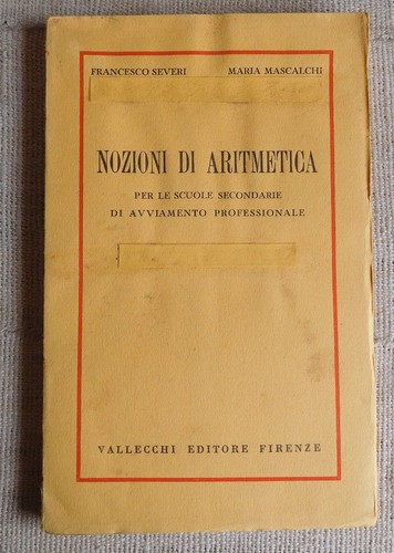 Nozioni aritmetica - nozioni, di