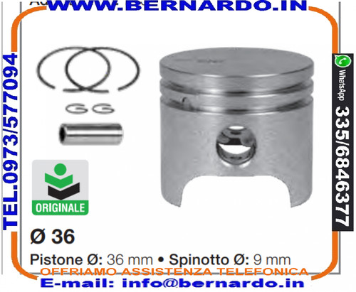 Kit pistone completo ø36 - kit,