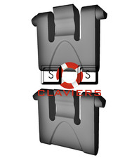 Rosewill RK-9000 RE Tastiera Ricambio Tilt Gamba Supporto Calcio Feet Set