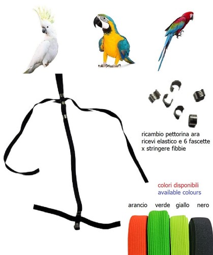 Ricambio pettorina pappagalli - ricambio,