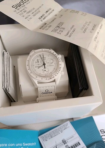 Omega swatch white - swatch, snoopy