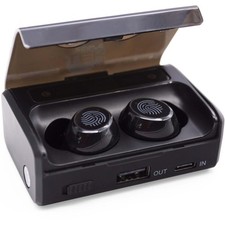 EARPHONES BLUETOOTH 5.0 AURICOLARI WIRELESS RICARICABILI CUSTODIA SPORT IN-EAR S