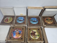 NUOVO LOTTO DI 6 PIATTI CONVESSI SU TARGHE JEAN-PAUL LOUP EDITOR ART 72 73 LIMOGES