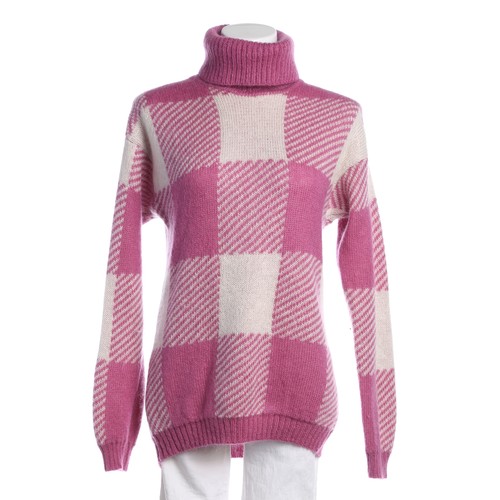 Maglione woolrich rosa bianco - woolrich,