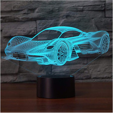 Lampade 3D Illusione Ottica