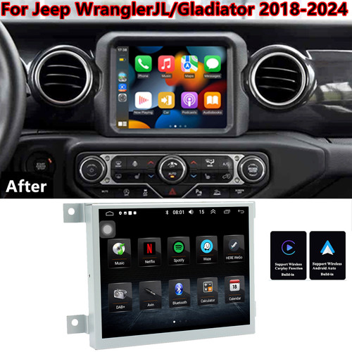 Per jeep wrangler jl - 8,4",