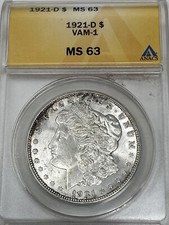 1921 vam morgan dollar - 1921-d,