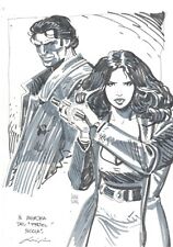 Nick Raider e Violet - Schizzo