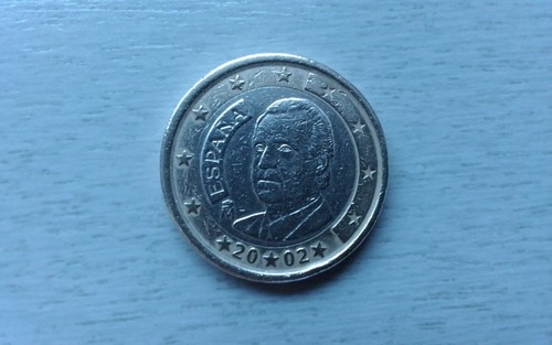 Moneta euro spagna 2002 - 1,