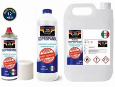 Alcool ISOPROPILICO Denaturato 98% propanolo 98 °C Solvente LITRI 1 - 5 - 25