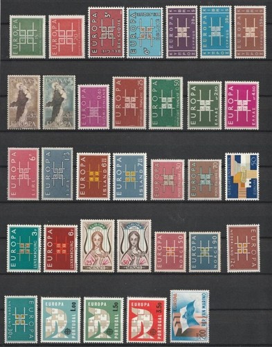 Europa cept 1963 - cept, francobolli