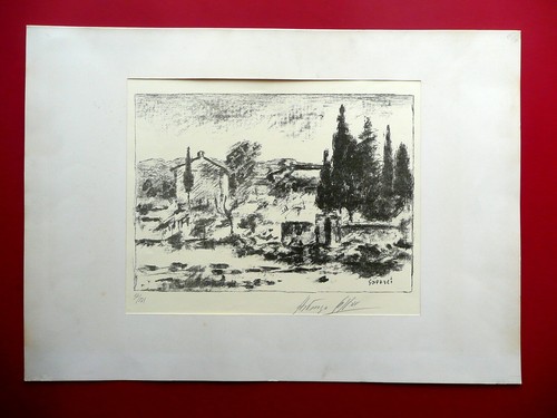 Ardengo soffici litografia - ardengo,