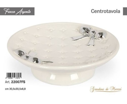 Centrotavola ceramica con - centrotavola,