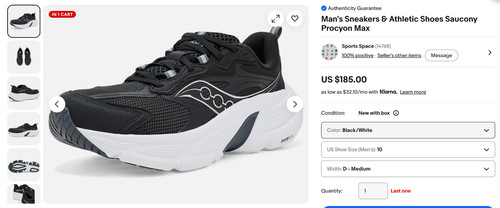 Saucony procyon max uomo - procyon,
