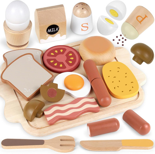 Giocattolo colazione legno - giocattolo,