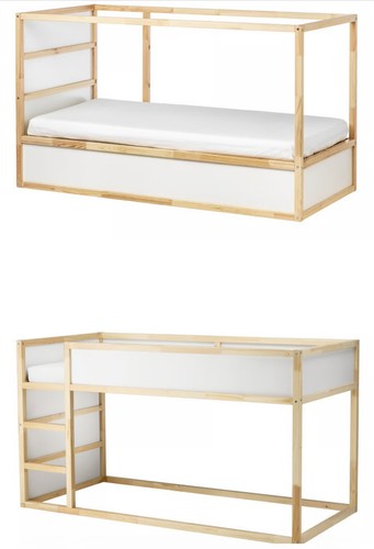 Letto singolo ikea kura - letto,