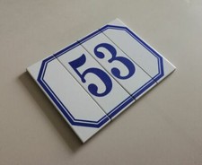 Modulo numero civico componibile in ceramica antigelivo numeri civici modulari