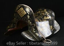 Antica statua cinese 17,6" in