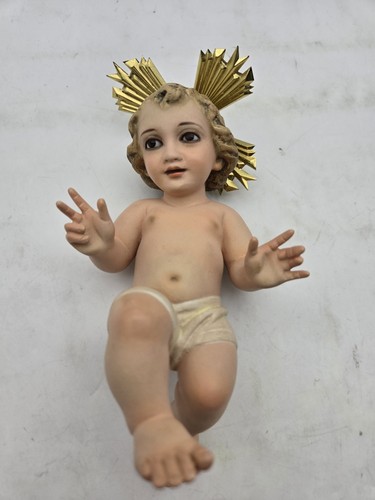 Vecchia rara statua natività - vecchia,