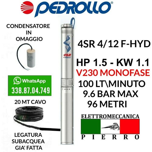 Pompa sommersa pozzi - x,