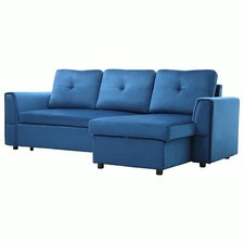 HOMCOM Divano Letto 3 Posti e