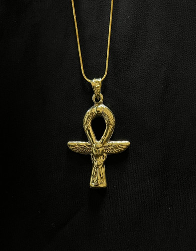 Collana con ciondolo ankh - collana,