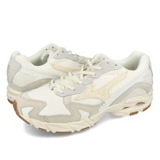 Mizuno Wave Rider 10 D1GA246301 Off White larghezza 2E uomo taglia US4-14 nuovo