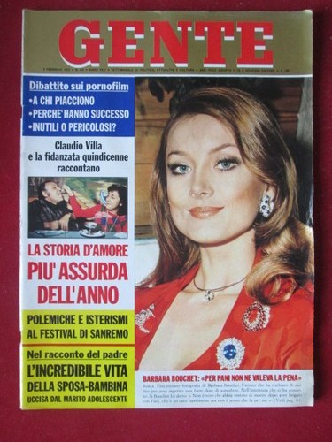 Gente 1973 barbara bouchet - gente,