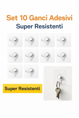 Set ganci adesivi - set,