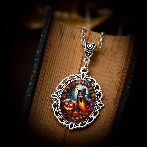 Collana con ciondolo - , ovale
