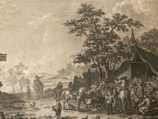 Bella Incisione Il Cacciatore